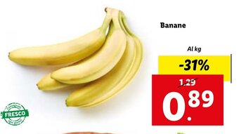 Lidl Banane offerta