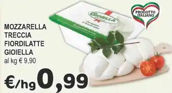 Crai Gioiella Mozzarella Treccia Fiordilatte offerta