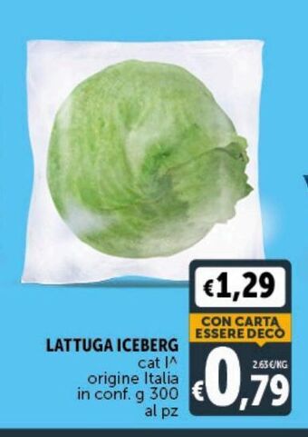 Deco Supermercati Lattuga iceberg 300 g offerta