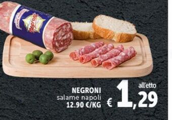 Deco Supermercati Negroni salame napoli offerta