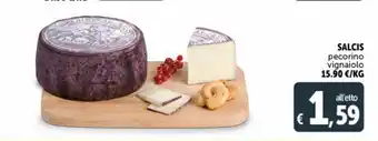 Deco Supermercati Salcis pecorino vignaiolo offerta