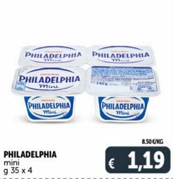 Deco Supermercati Philadelphia Mini 35 g x 4 offerta