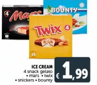 Deco Supermercati Ice cream 4 snack gelato offerta