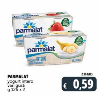 Deco Supermercati Parmalat yogurt intero vari gusti 125 g x 2 offerta