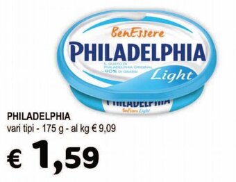 Crai Philadelphia vari tipi 175 g offerta