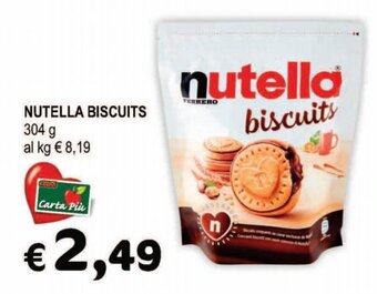 Crai Nutella Biscuits 304 g offerta