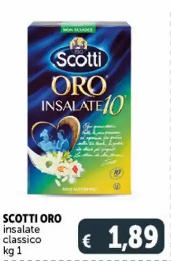 Deco Supermercati Scotti Oro insalate classico 1 kg offerta