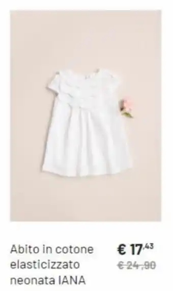OVS Abito in cotone elasticizzato neonata Iana offerta