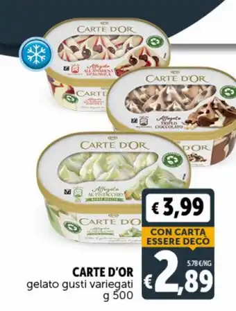 Deco Supermercati Carte d'Or Gelato gusti variegati 500 g offerta