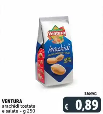 Deco Supermercati Ventura arachidi tostate e salate - 250 g offerta