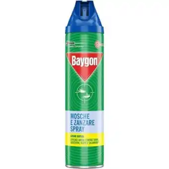 Baygon spray insetticida mosche e zanzare 400 ml