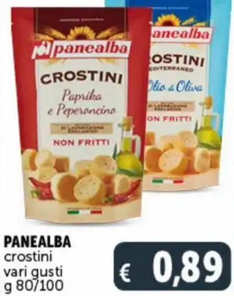 Deco Supermercati Panealba crostini vari gusti 80/100 g offerta