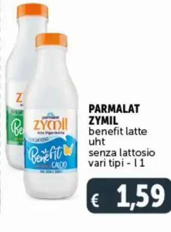 Deco Supermercati Parmalat Zymil benefit latte uht senza lattosio vari tipi - 1 l offerta