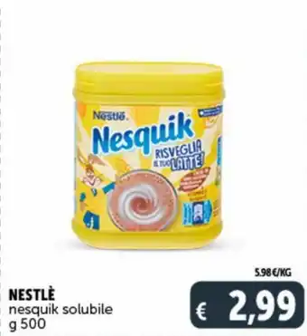 Deco Supermercati Nestlé Nesquik solubile 500 g offerta