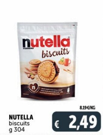Deco Supermercati Nutella biscuits 304 g offerta