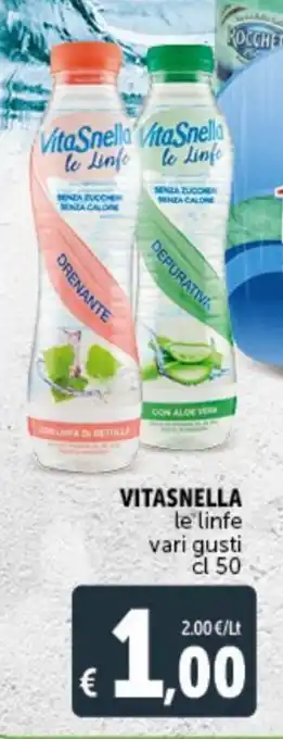Deco Supermercati VitaSnella le linfe 50 cl offerta