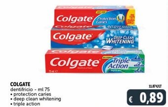Deco Supermercati Colgate dentifricio 75 ml offerta