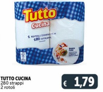 Deco Supermercati Tutto Cucina 280 strappi 2 rotoli offerta
