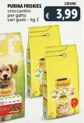 Deco Supermercati Purina Friskies Croccantini per gatti 2 kg offerta