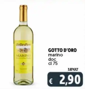 Deco Supermercati Gotto d'Oro marino doc 75 cl offerta