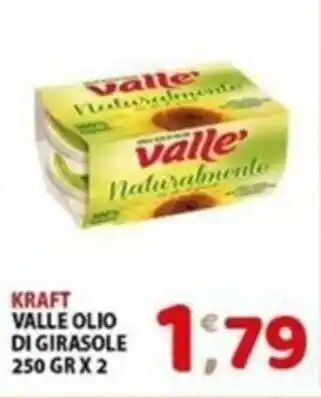 Mio Market Kraft Valle Olio Di Girasole 250 gr x 2 offerta