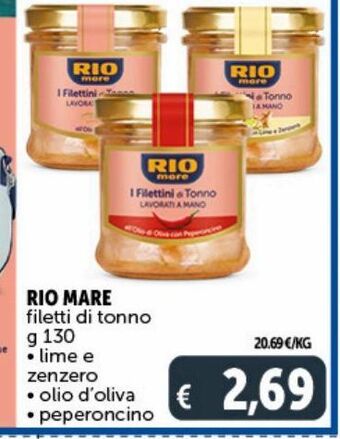 Deco Supermercati Rio mare filetti di tonno offerta