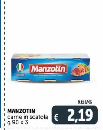 Deco Supermercati Manzotin carne in scatola offerta