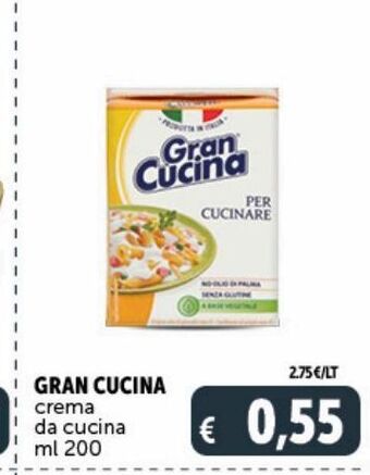 Deco Supermercati Gran cucina crema da cucina offerta