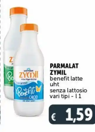 Deco Supermercati Parmalat zymil benefit latte uht senza lattosio vari tipi offerta