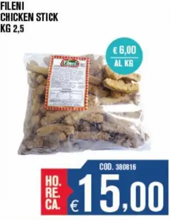 Adhoc Fileni chicken stick offerta