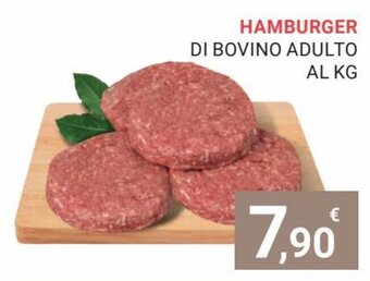 Eté Hamburger Di Bovino Adulto offerta