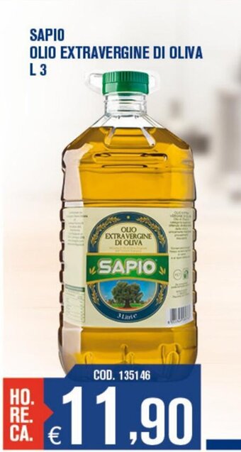 Adhoc Sapio Olio Extravergine di oliva 3 L offerta
