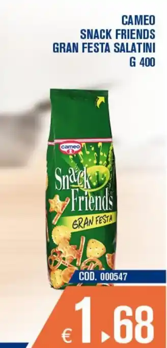 Adhoc Cameo Snack friends gran festa salatini 400 g offerta
