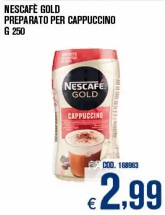 Adhoc Nescafé Gold Preparato per Cappuccino G 250 offerta