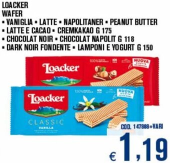 Adhoc Loacker Wafer offerta