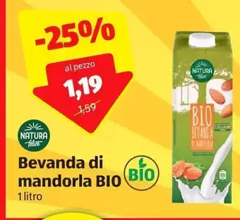 ALDI Bevanda di mandorla bio offerta
