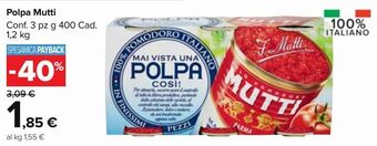 Carrefour Market Polpa mutti offerta