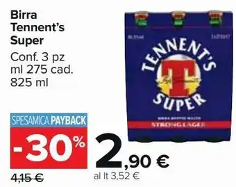 Birra tennent's super