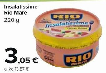 Carrefour Market Insalatissime rio mare offerta