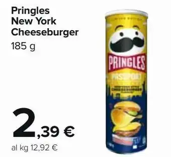 Carrefour Market Pringles new york cheeseburger offerta