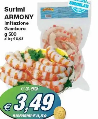 Armony Surimi Imitazione Gambero g 500