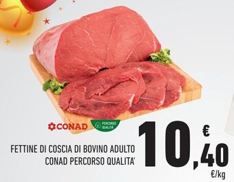 Conad Fettine di coscia di bovino adulto conad offerta