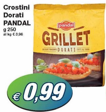 Prix Quality Pandal Crostini Dorati g 250 offerta