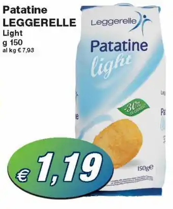 Prix Quality Leggerelle Patatine Light g 150 offerta