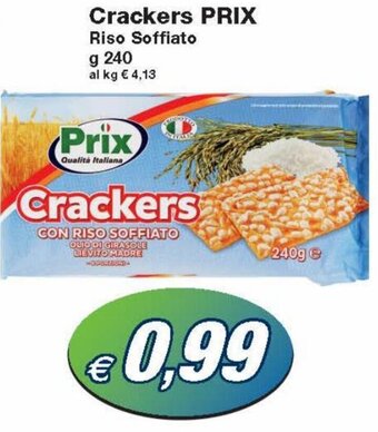 Prix Quality Prix Crackers Riso Soffiato g 240 offerta