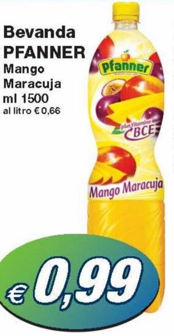 Prix Quality Pfanner Bevanda Mango Maracuja ml 1500 offerta