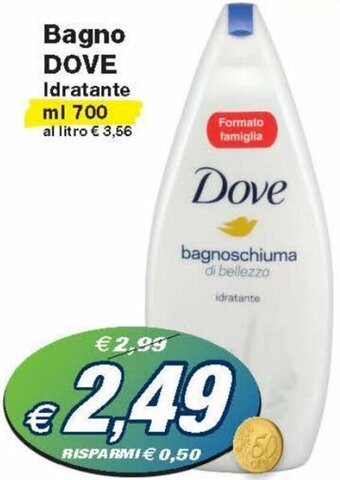 Prix Quality Dove Bagno Idratante ml 700 offerta