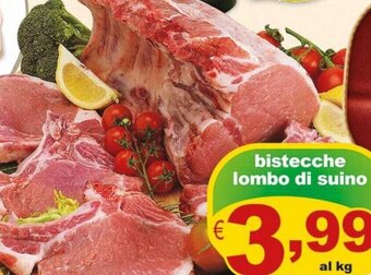 Idromarket Bistecche Lombo di Suino offerta
