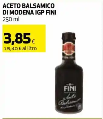 Coop Fini Aceto balsamico di modena igp 250 ml offerta
