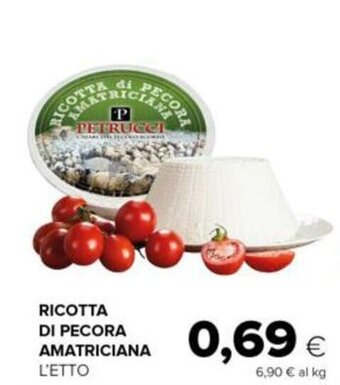 Tigre Ricotta di pecora amatriciana offerta